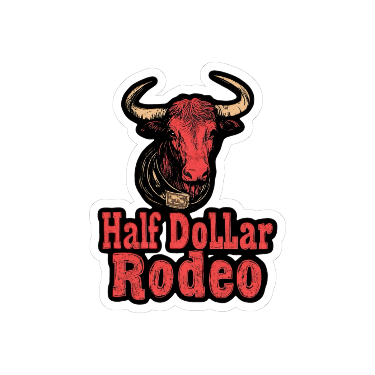 HDR Bull Sticker
