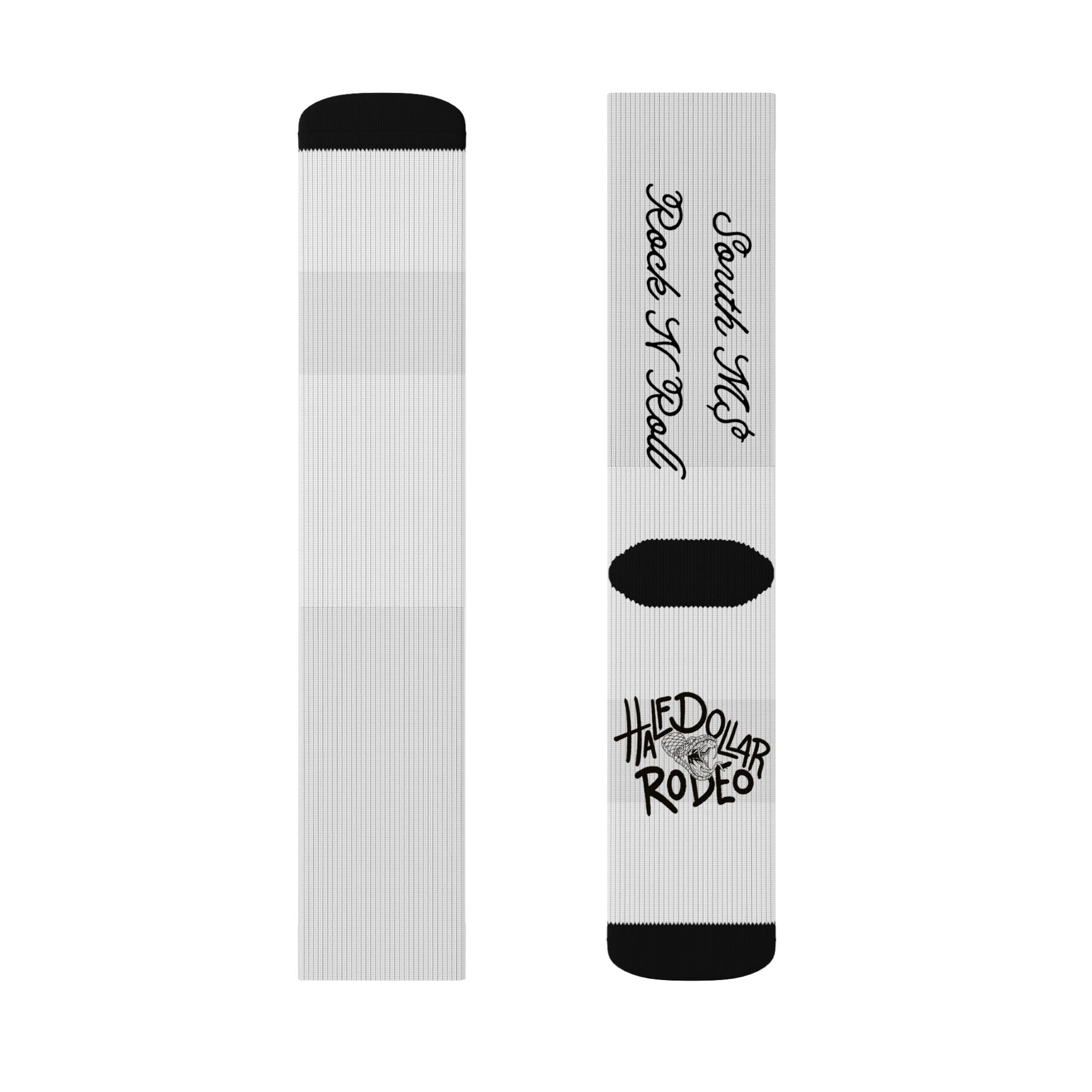 HDR ‘South MS Rock N’ Roll’ Snake Head Socks