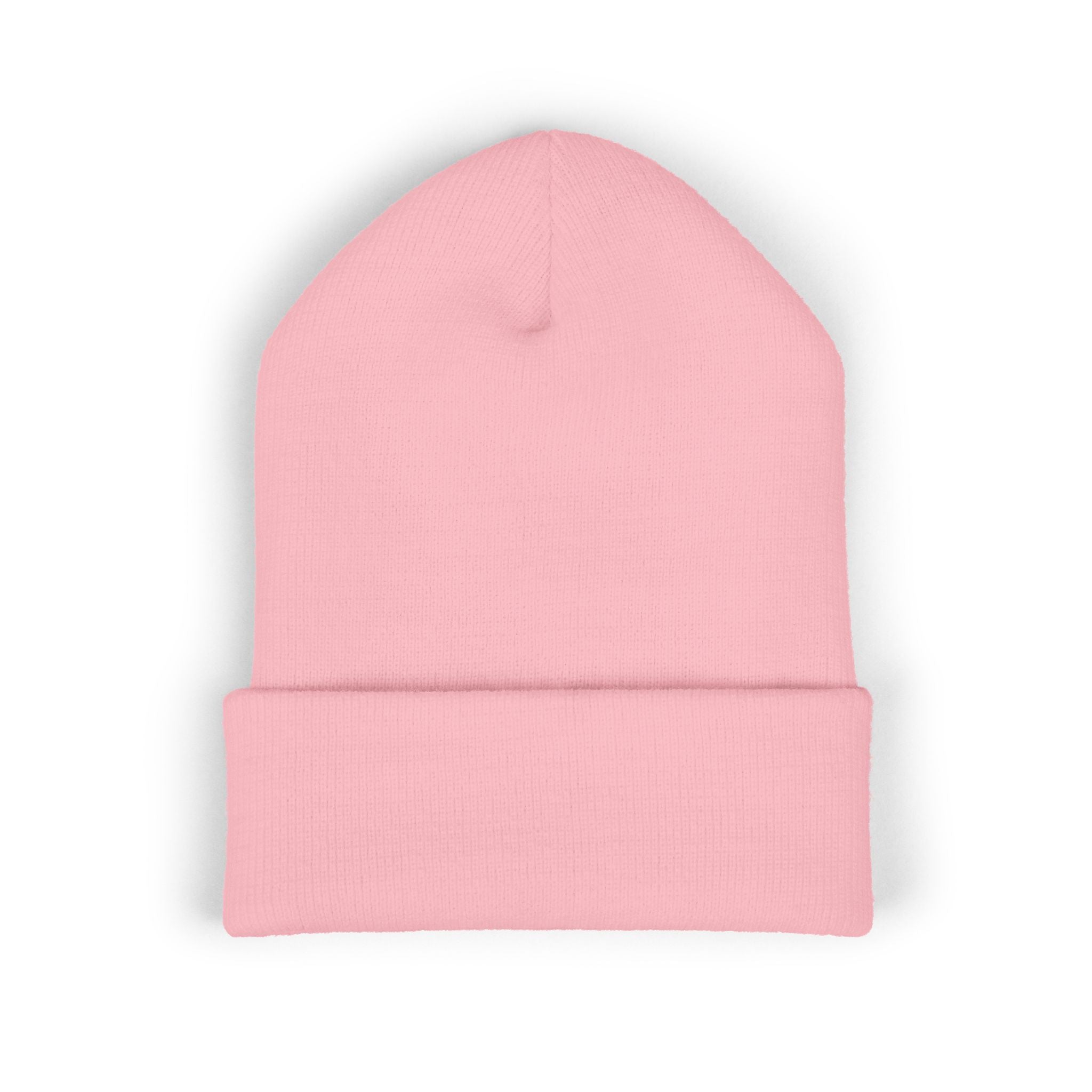 Half Dollar Rodeo Embroidered Cuffed Beanie — Warm Yellow Knit Hat